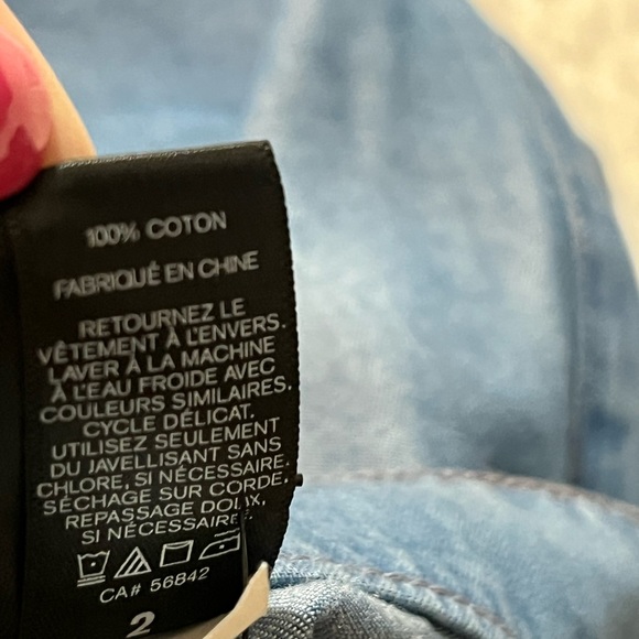 NWT Express Jeans Denim Maxi Skirt. Blue. Size 2 - Picture 9 of 11